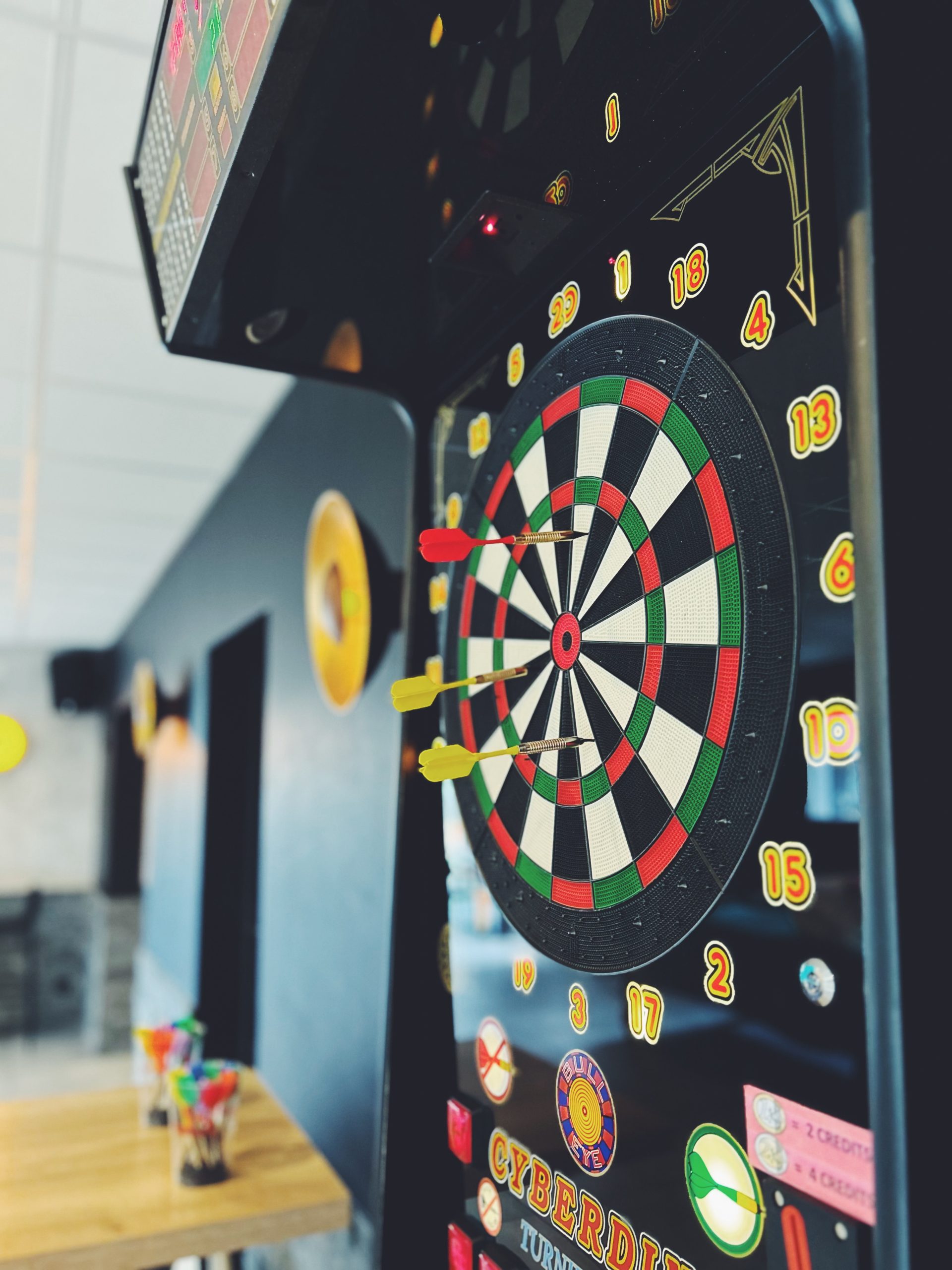 ambiance détente avec jeu de fléchettes
