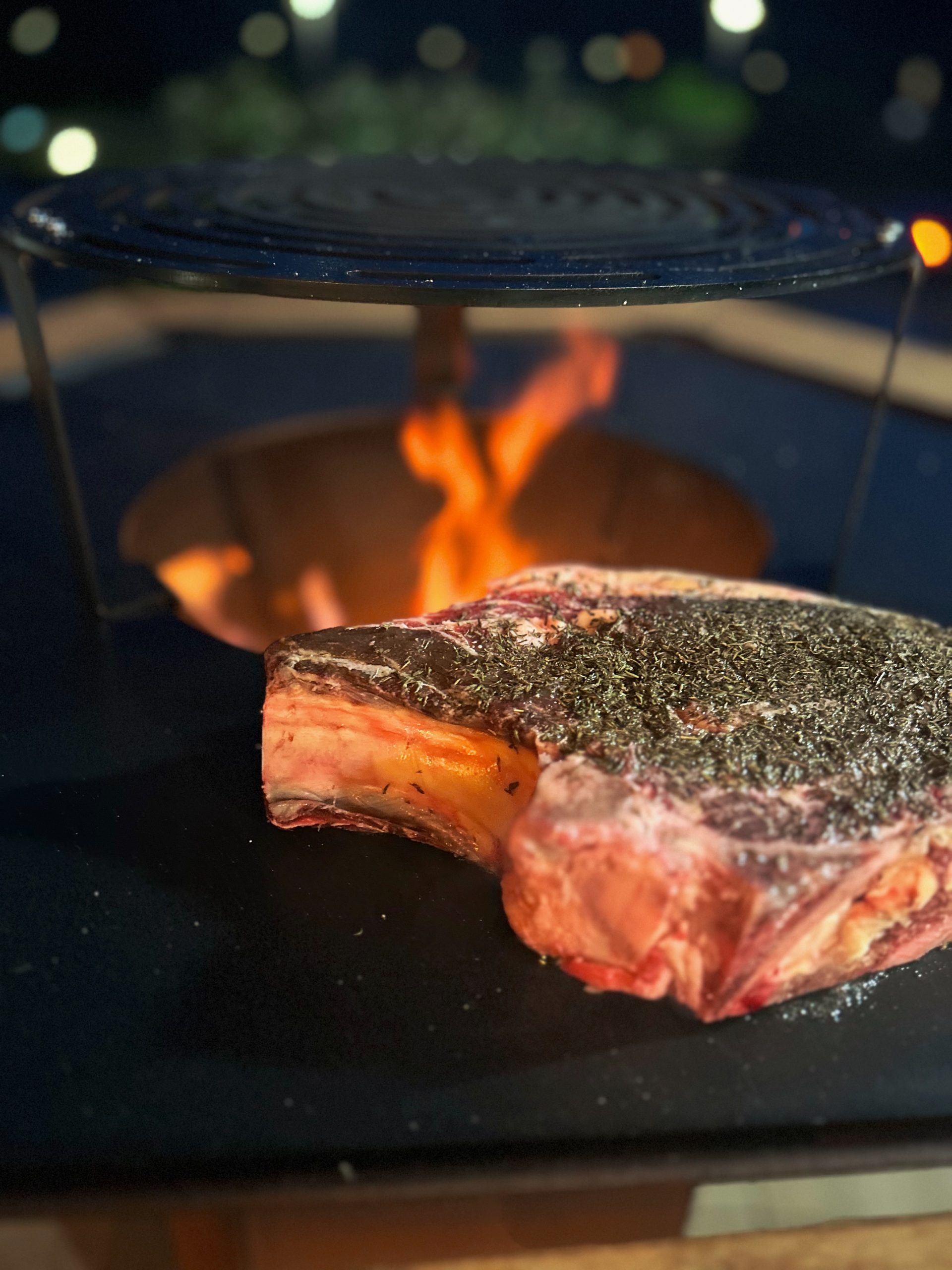 Photo culinaire viande grillée – contenu visuel restauration par Evokha Studio